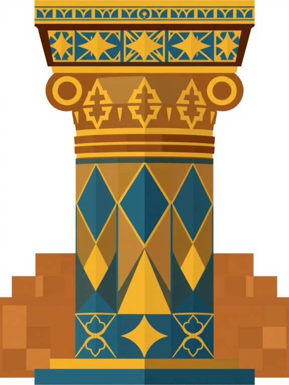 solomon s temple geometric clipart