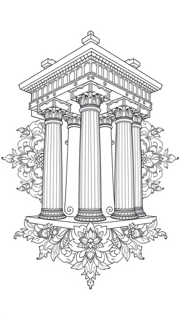 solomon s temple mandala coloring