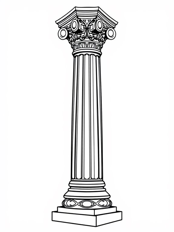 solomon s temple pillar illustration