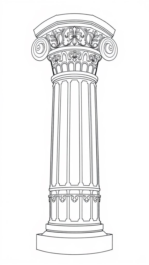 solomon s temple pillar illustration