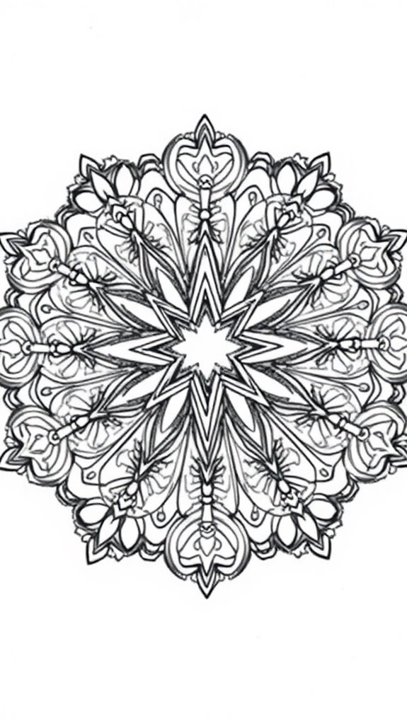 star of bethlehem mandala