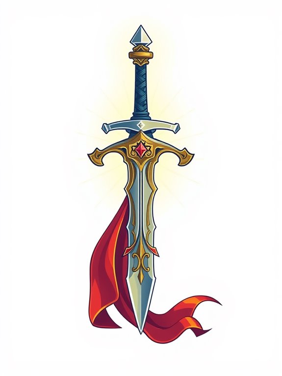 sword clipart of armor