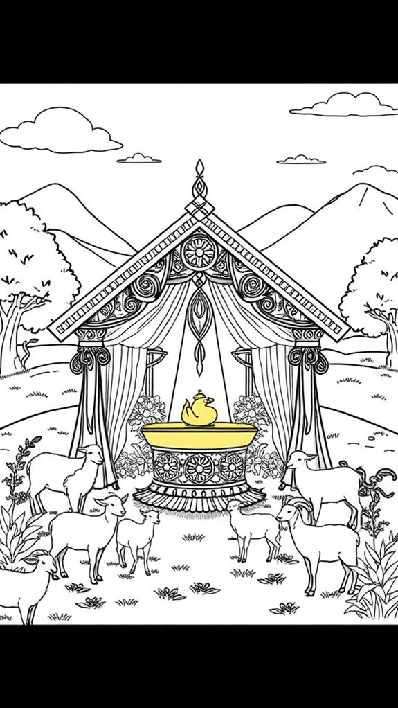 tabernacle and animals activity