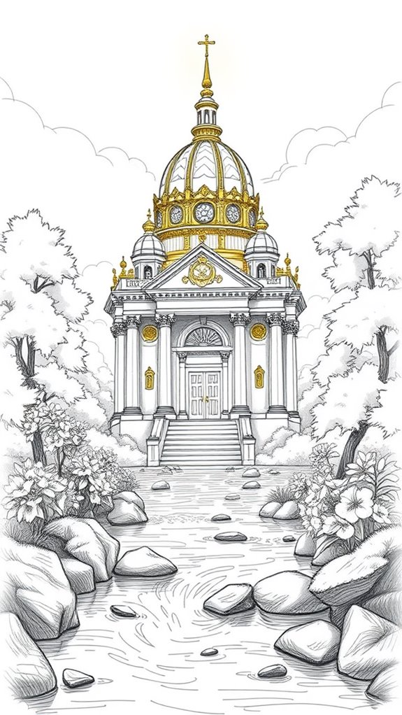 tabernacle sketch drawing concept