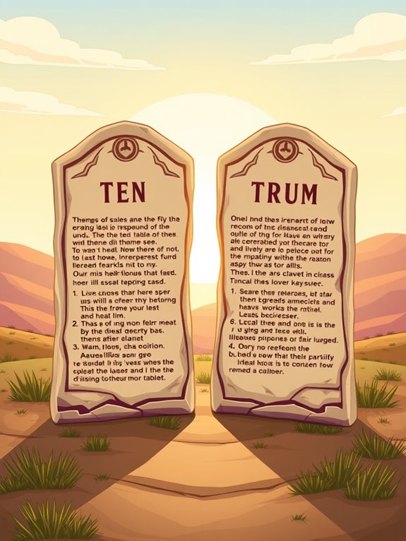 ten commandments clipart image