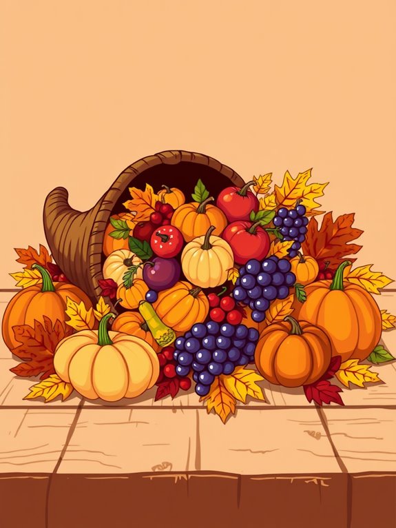 thanksgiving themed clipart image