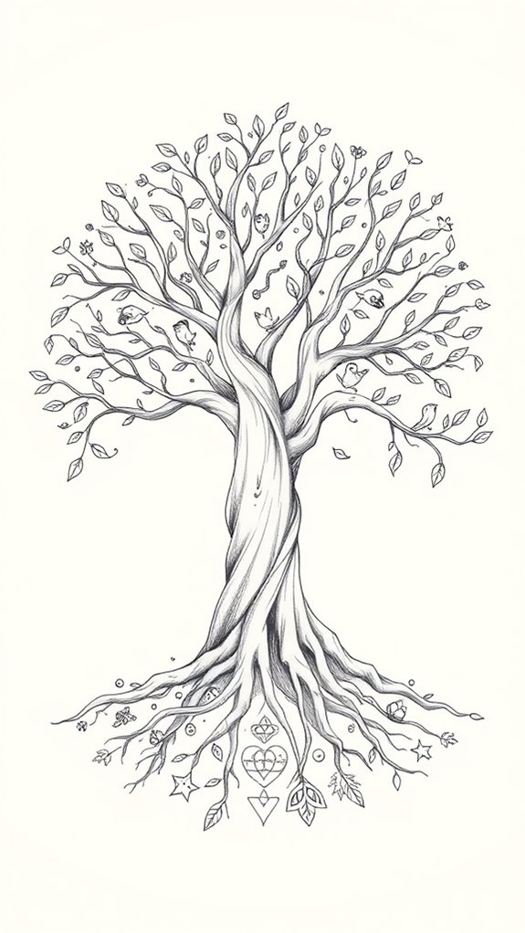 tree of life sketch