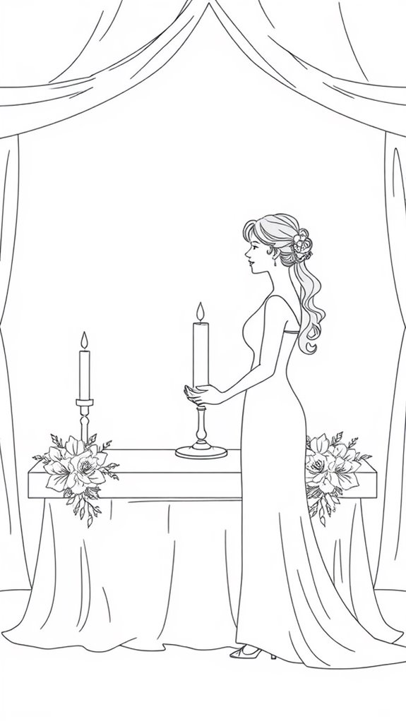 unity candle ceremony illustration