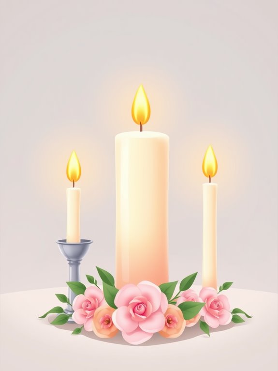 unity candle illustration graphic