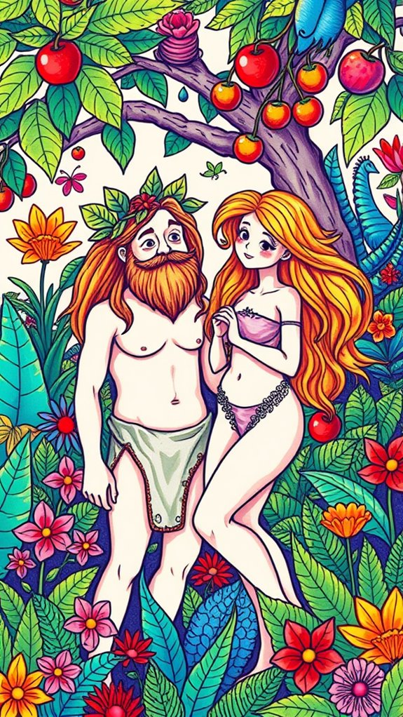 vibrant adam and eve