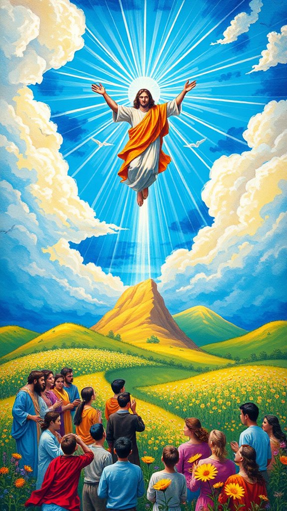 vibrant depiction of ascension