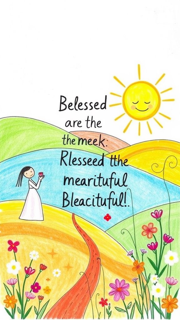 vibrant depiction of blessings