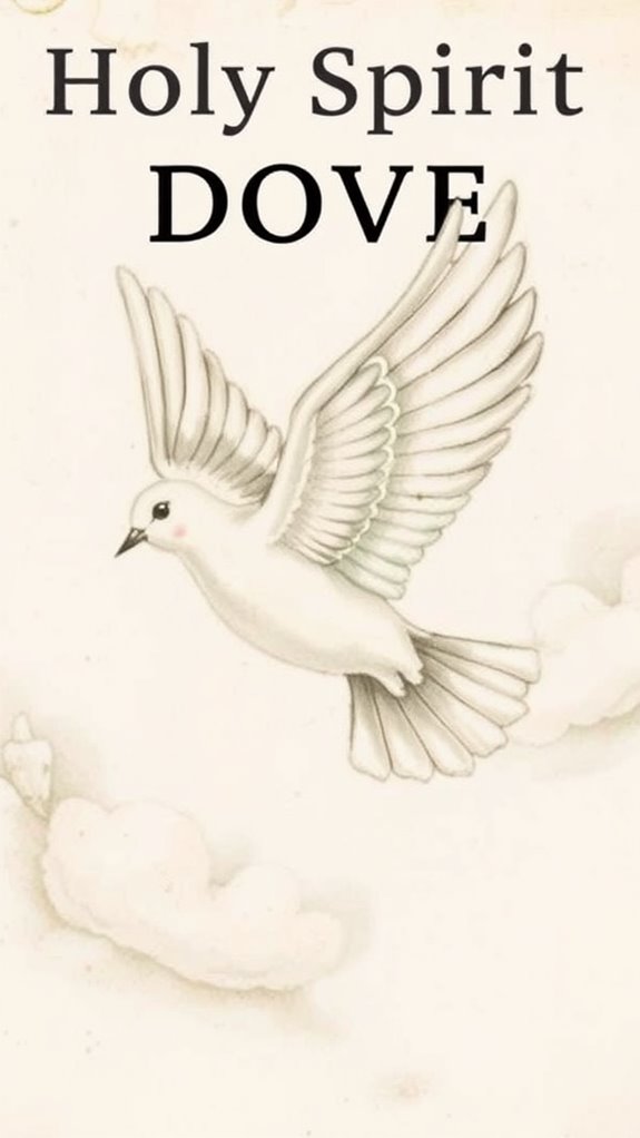 vintage holy spirit dove