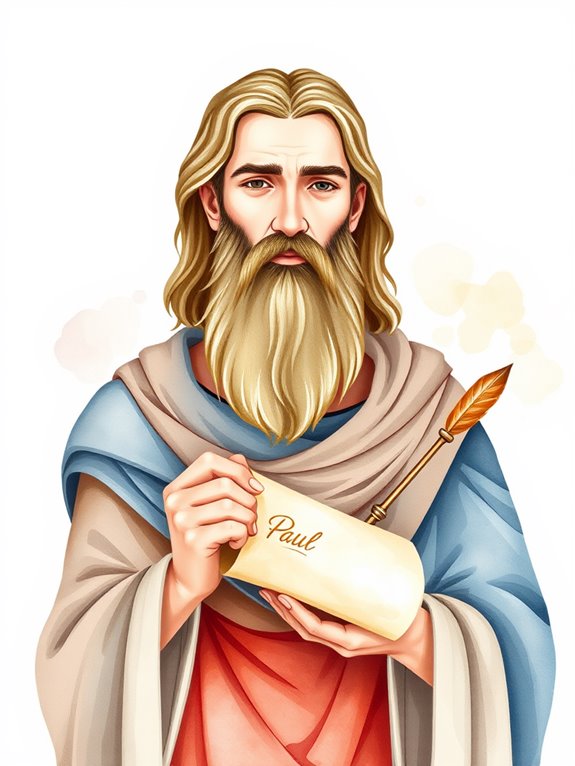 watercolor paul the apostle