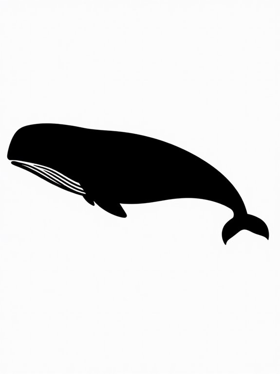 whale silhouette clipart image