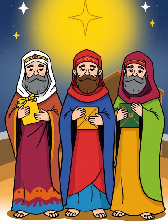 wise men gift clipart