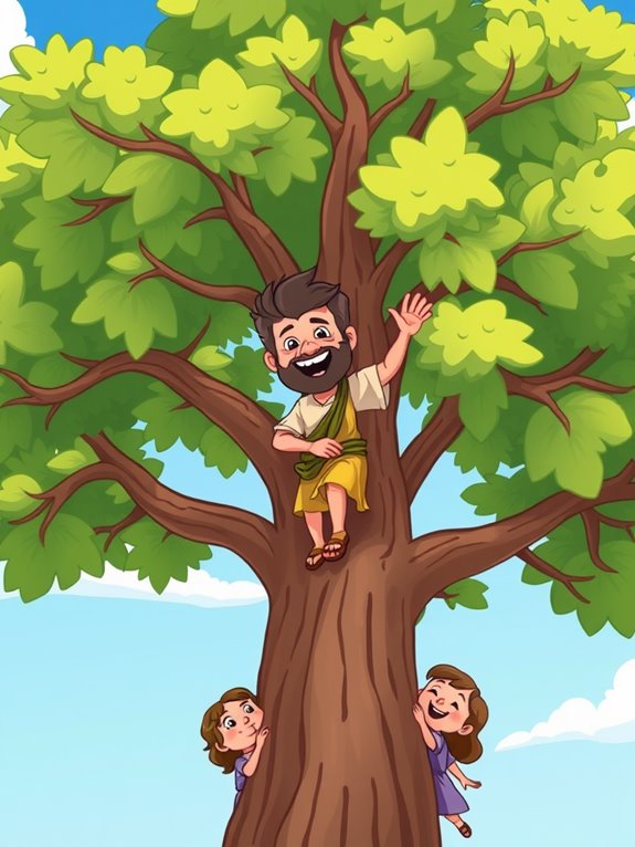 zacchaeus and friends gathering