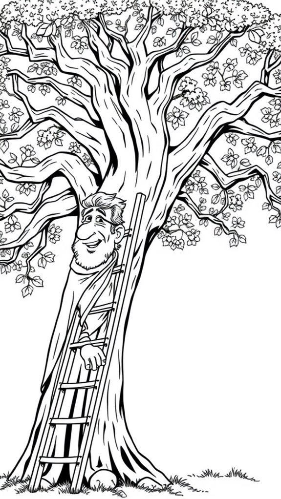 zacchaeus climbing a tree