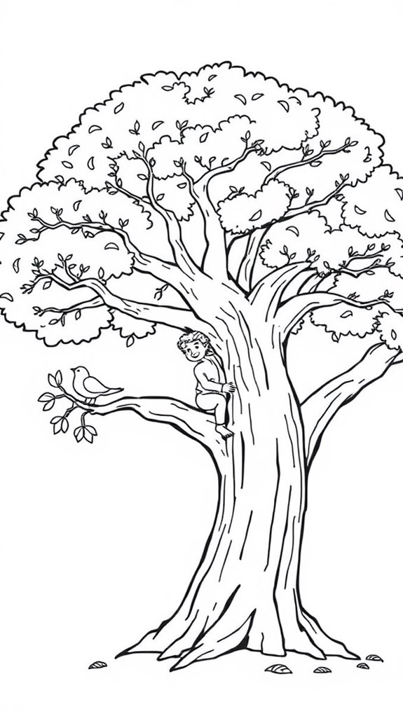 zacchaeus climbs a tree