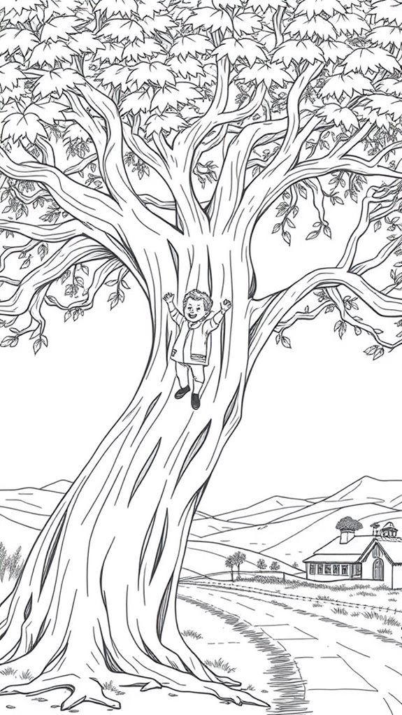 zacchaeus climbs sycamore tree