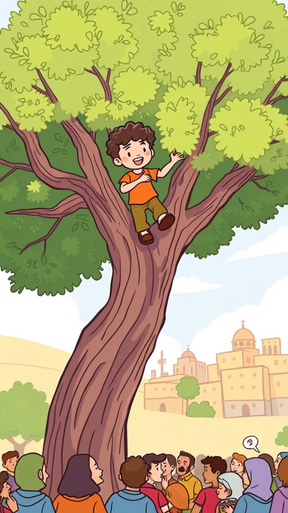 zacchaeus climbs sycamore tree