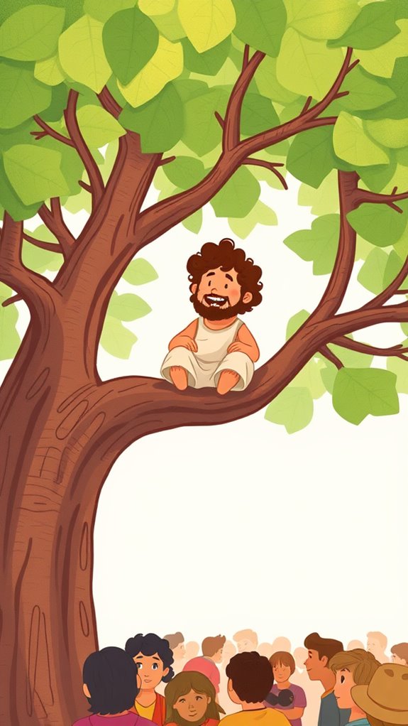 zacchaeus in sycamore tree