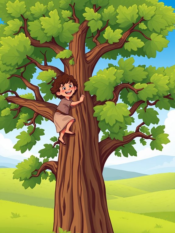 zacchaeus in sycamore tree