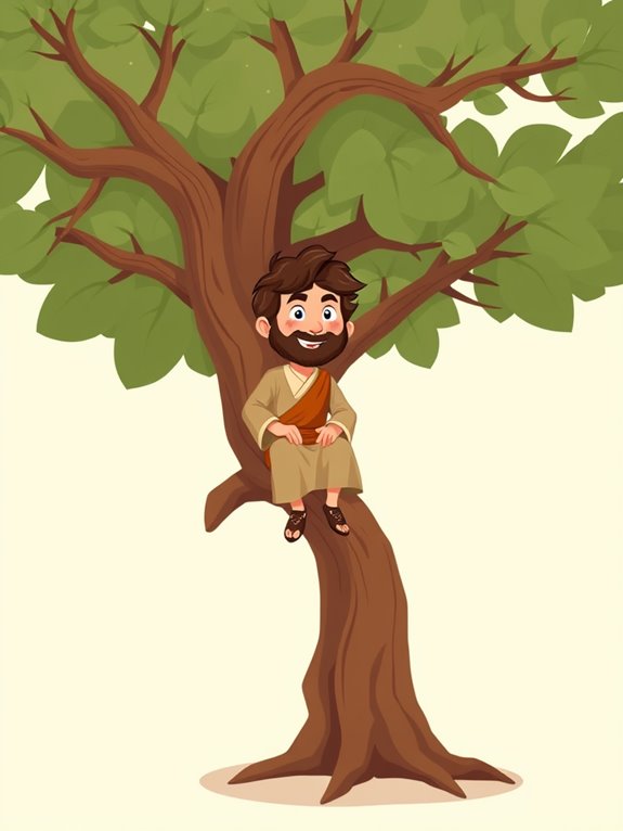 zacchaeus in sycamore tree