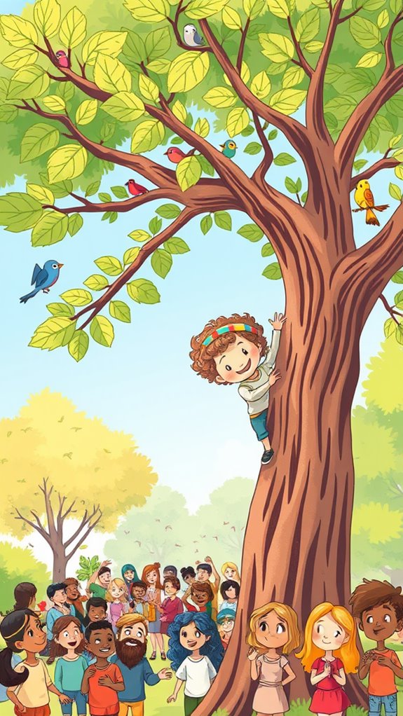 zacchaeus in sycamore tree