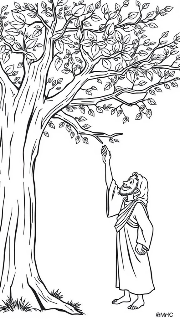 zacchaeus meets jesus joyfully