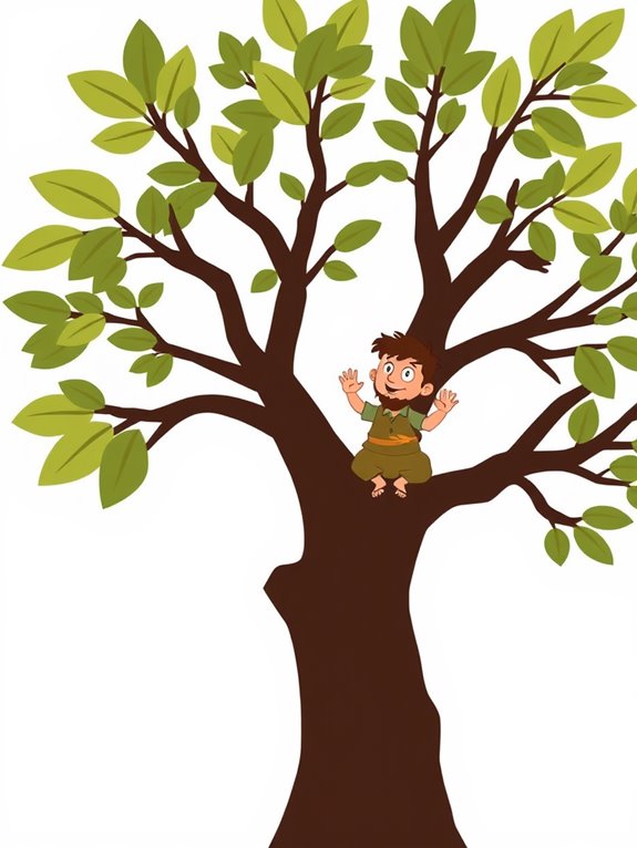 zacchaeus under sycamore tree